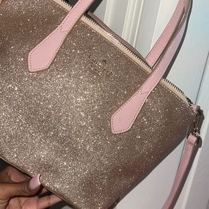 Glitter Rose Gold/Pink Kate Spade Crossbody!